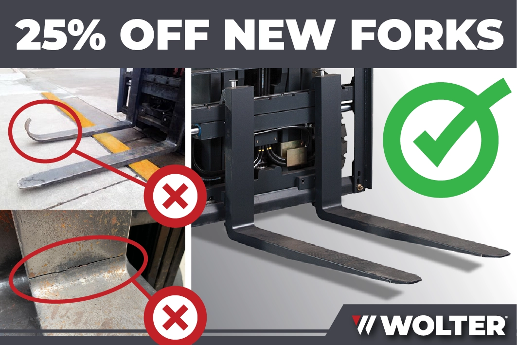 Keep Your Forklifts Lifting Smoothly with NEW Forks! ON SALE NOW