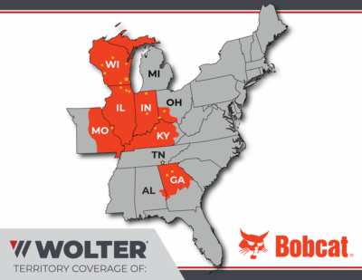 Wolter Territory Coverage of Bobcat map