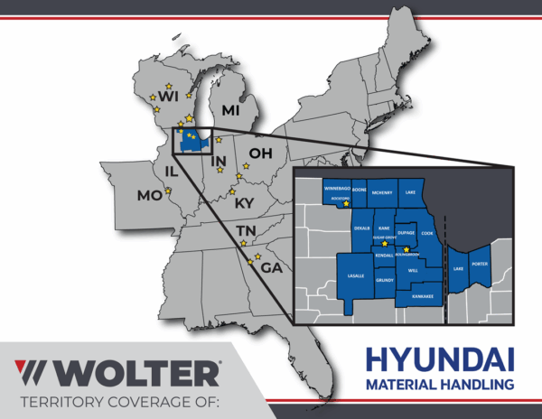Wolter Territory Coverage of Hyundai map