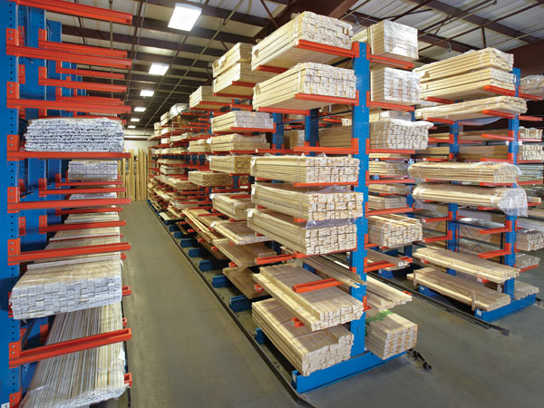 Cantilever rack