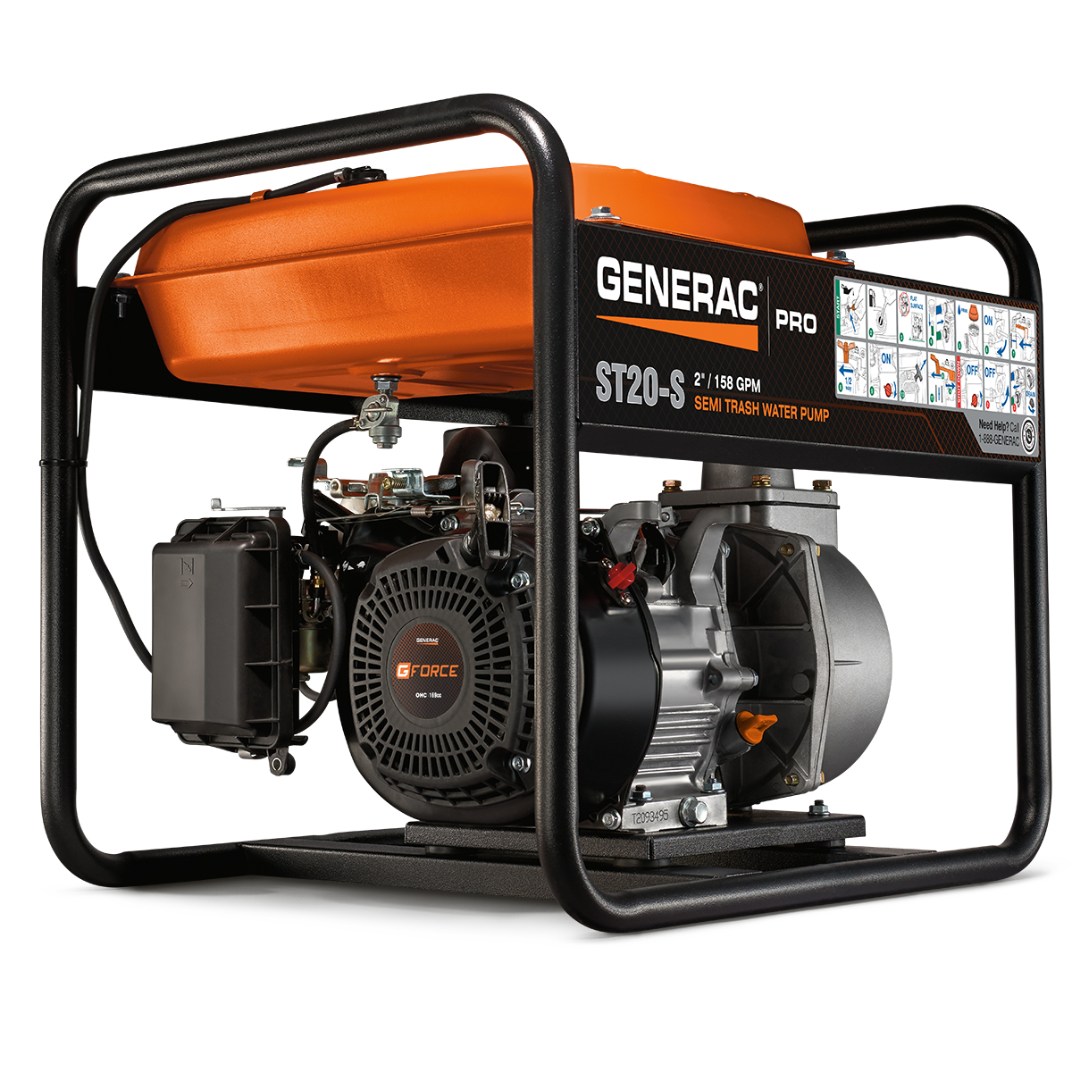 Generac - Generac Semi Trash Water Pump