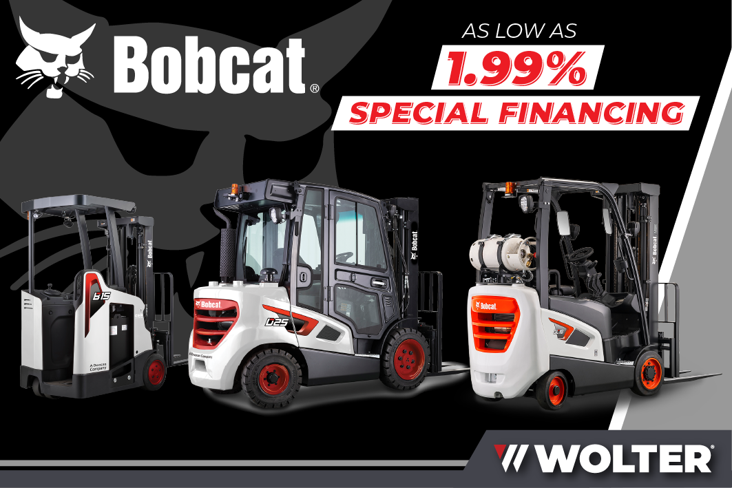 Bobcat forklift 1.99% special financing offer