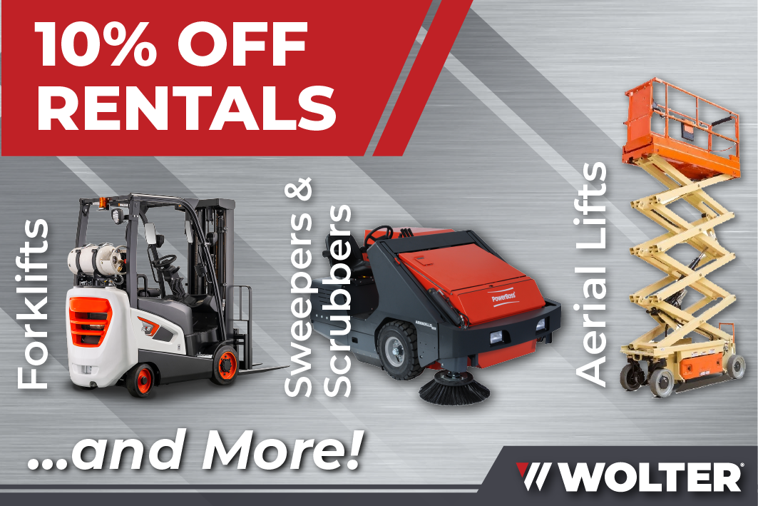 10% Off Rental Equipment