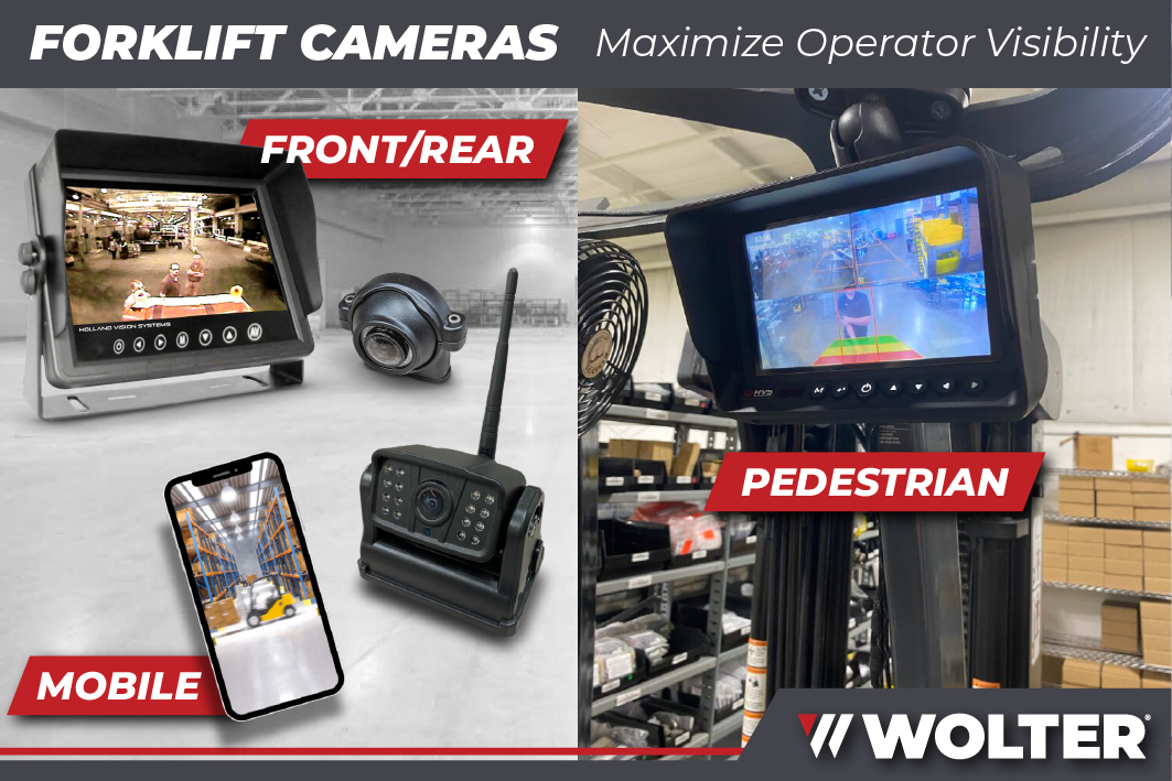Forklift camera systems